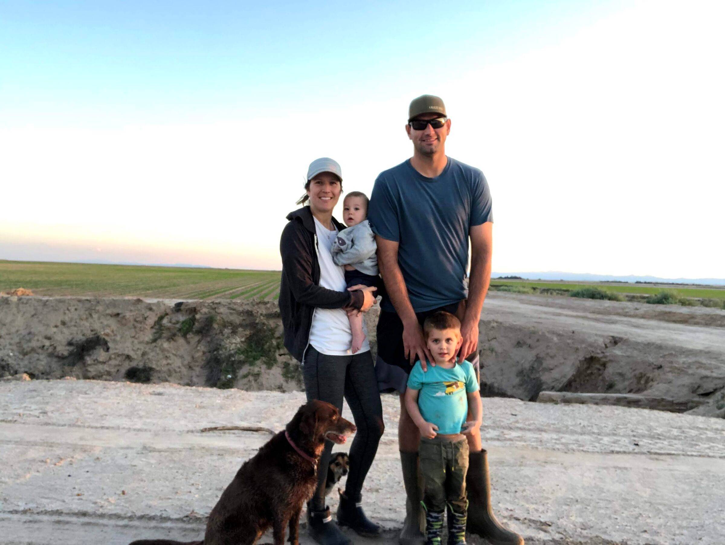 family on the farm
