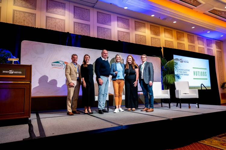 Nut Jobs team on stage after the AgSharks event