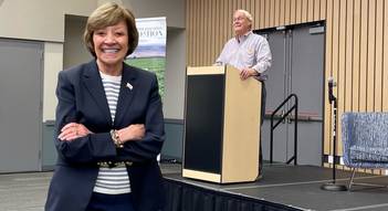 Dennis Donohue and CDFA Secretary Karen Ross